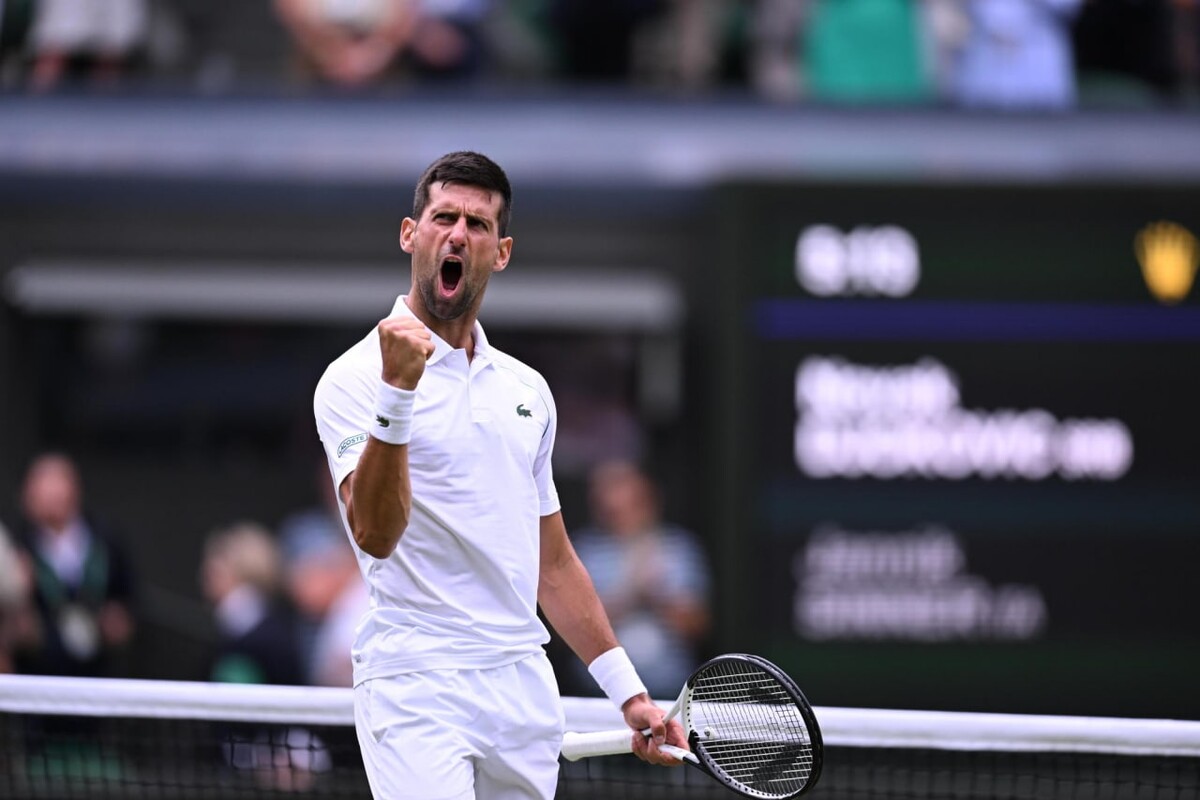 Novak Djokovic Jannik Sinner Wimbledon