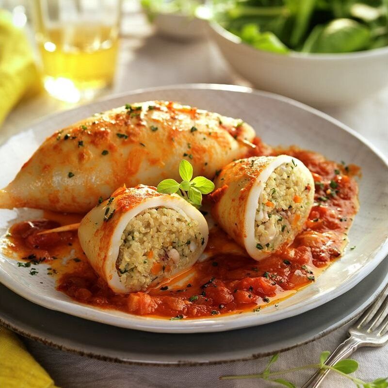 Кальмары фаршированные картинки