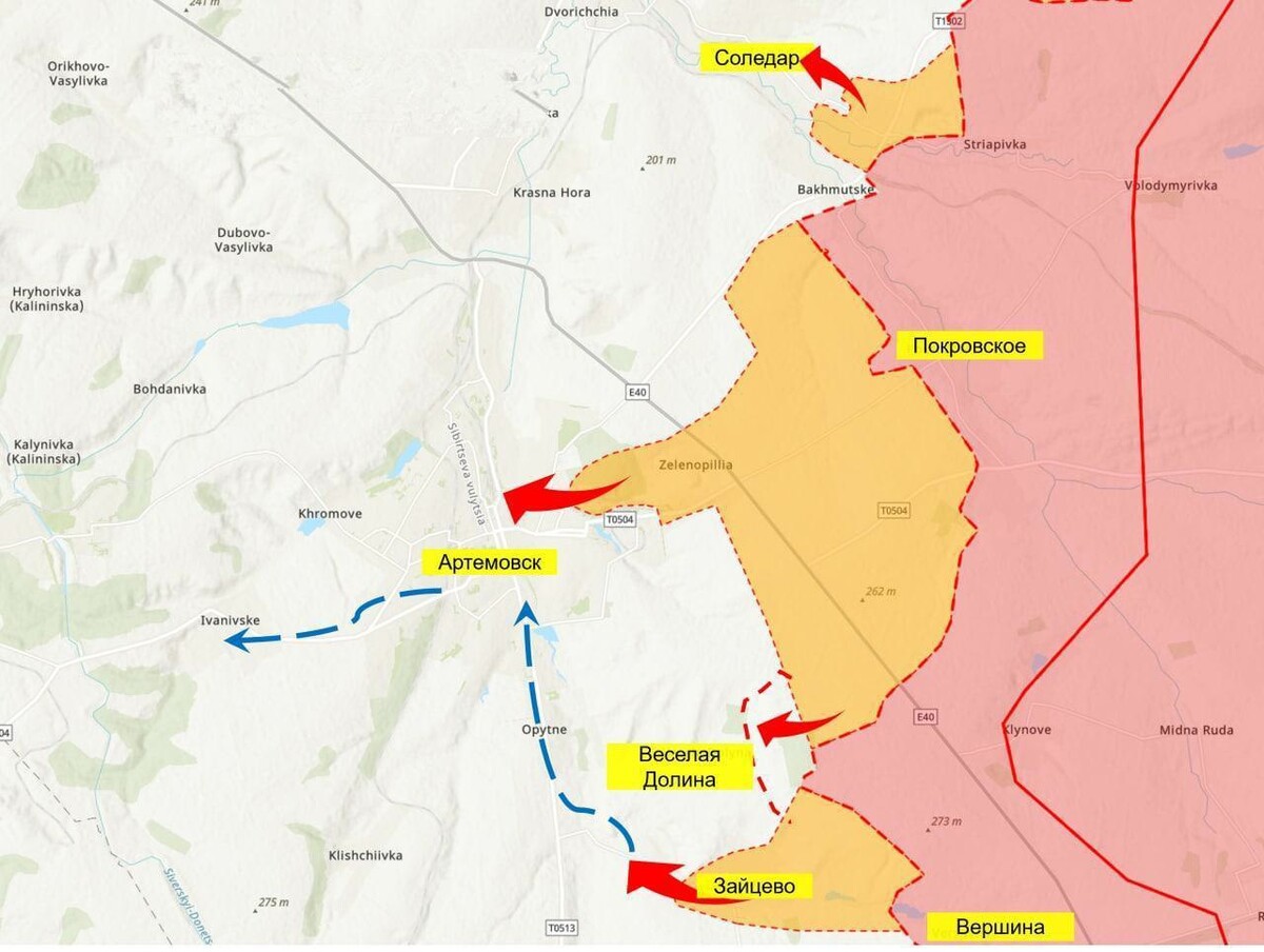Взятые населенные пункты. Граница боевых действий на Украине. Карта укреплений ВСУ. Освобожденные территории Украины. Наступлениеина Артемовск.