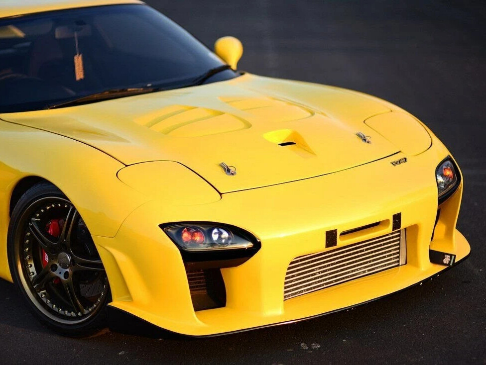 Желтый 7. Mazda rx7 Yellow. RX 7. Mazda RX 7 тюнинг. КЧ 7 жёлтая.