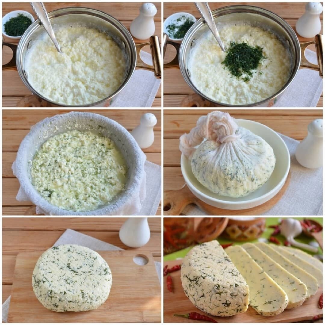 Рецепт сыра из молока в домашних условиях с яйцами и сметаны с фото пошагово