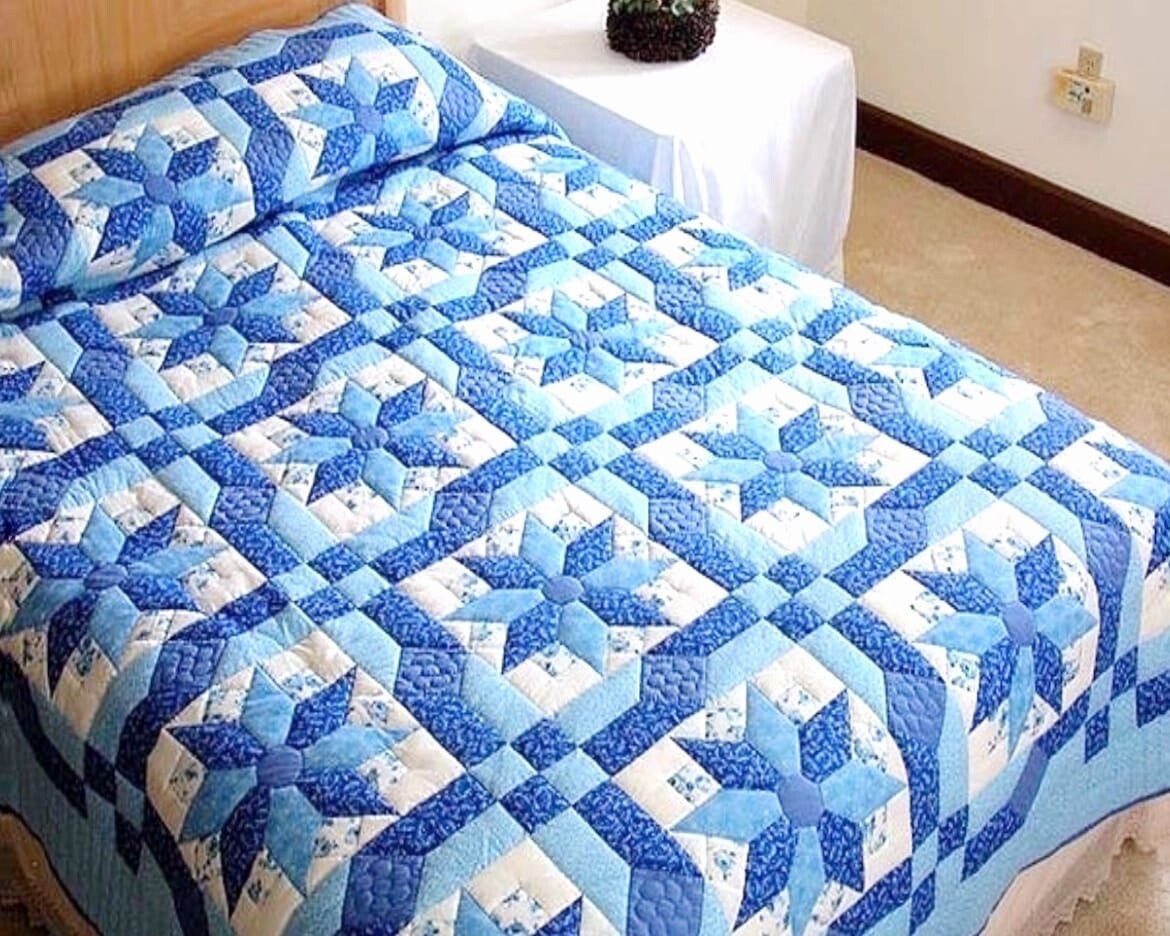 пэчворк одеяло для начинающих фото