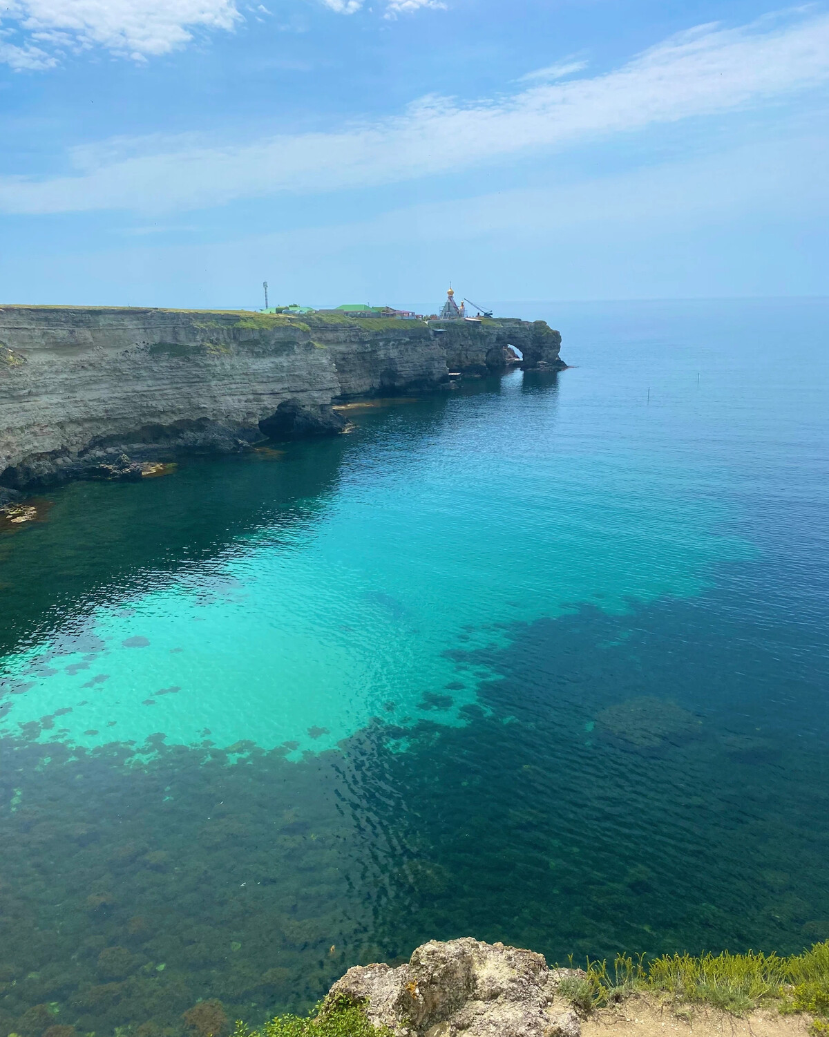 Оленевка храм Крым у моря