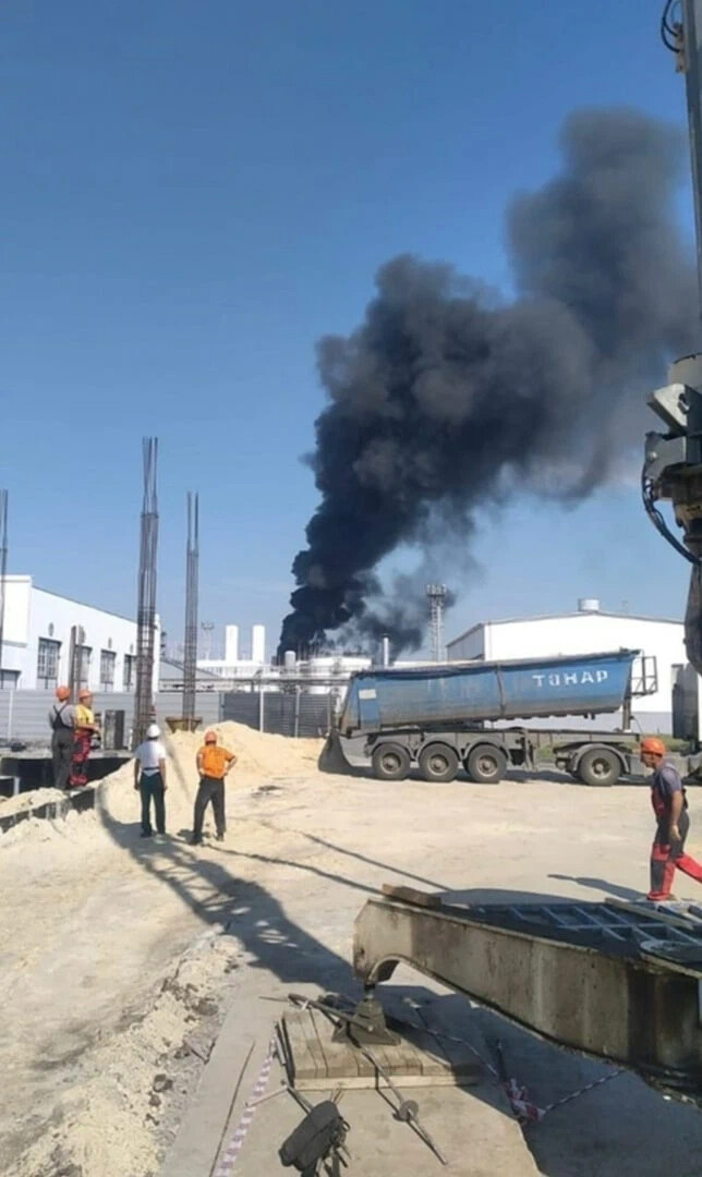 Атаки на российские нпз. Новошахтинск нефтеперерабатывающий завод.