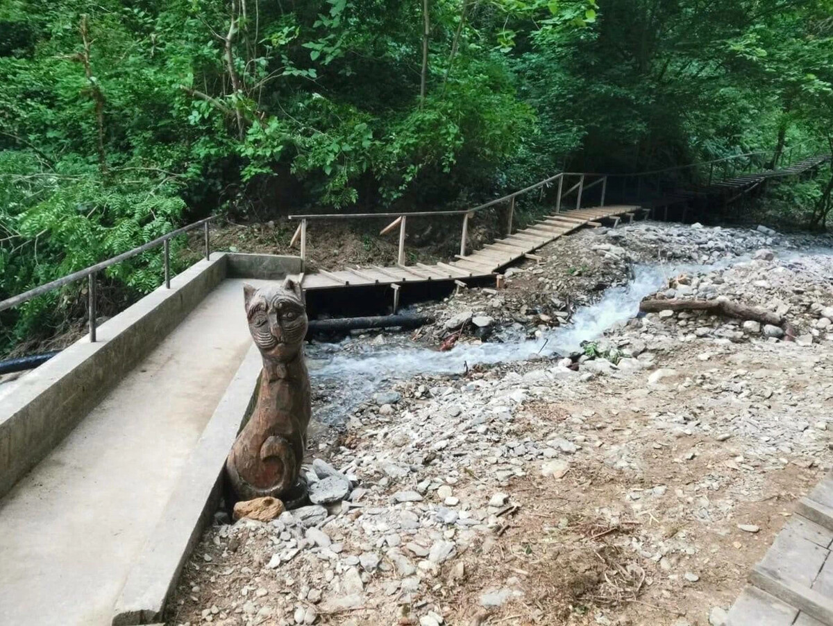 Семеновские водопады в Сочи