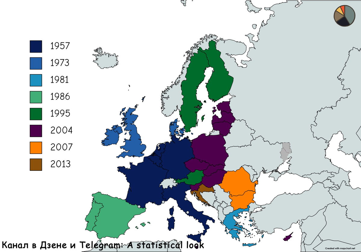 Карта евросоюза 2022