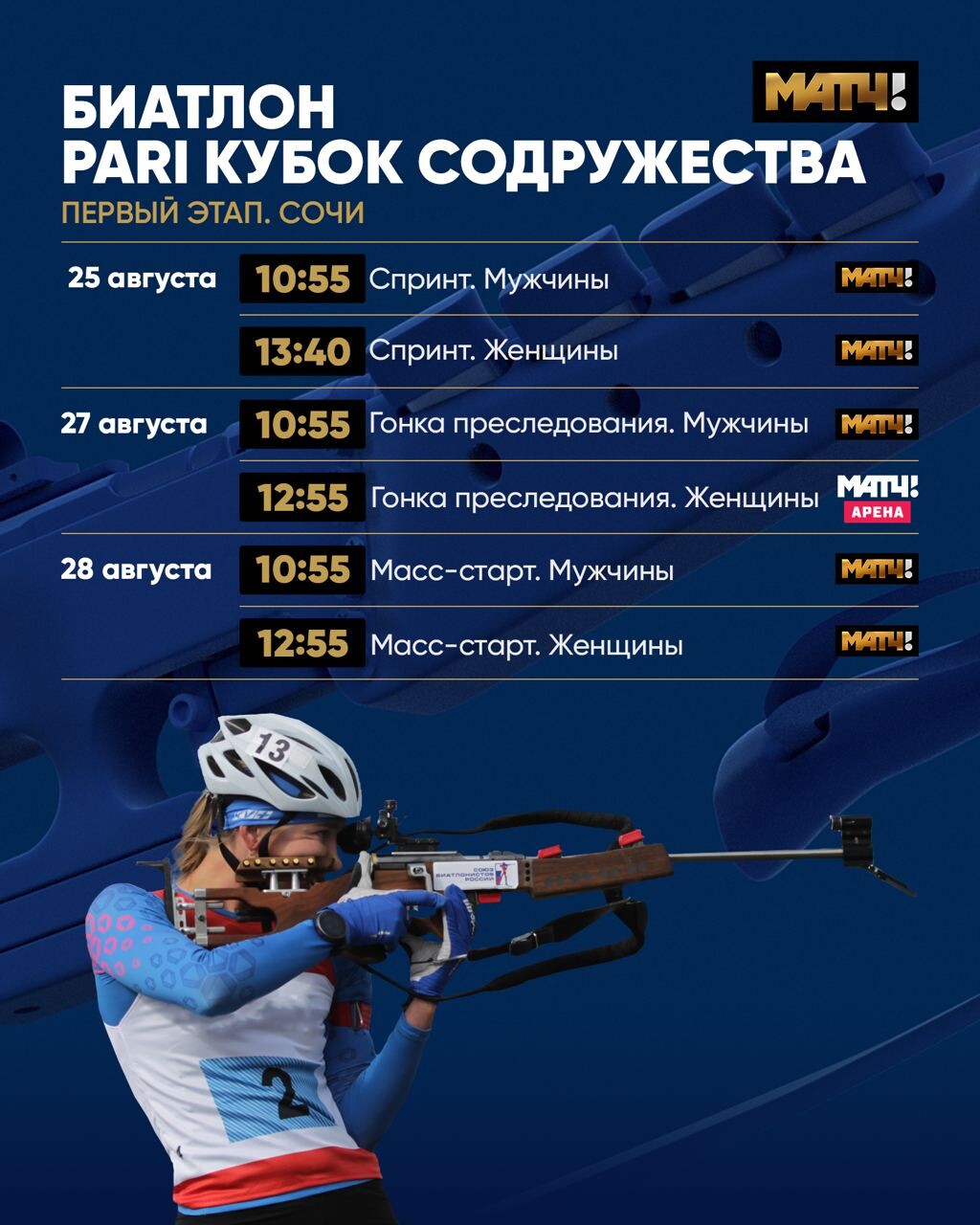 Биатлон кубок содружества турнирная таблица женщины Общий зачёт Кубка Содружества у женщин: Казакевич вышла на второе место Чемпио