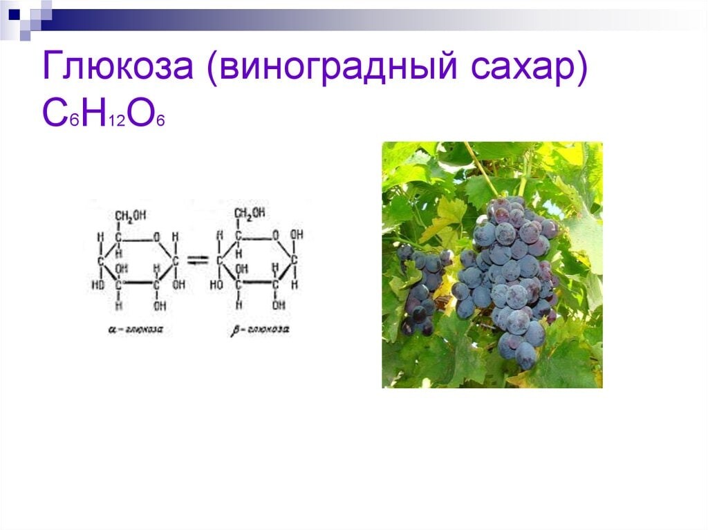 Формула глюкозы картинка