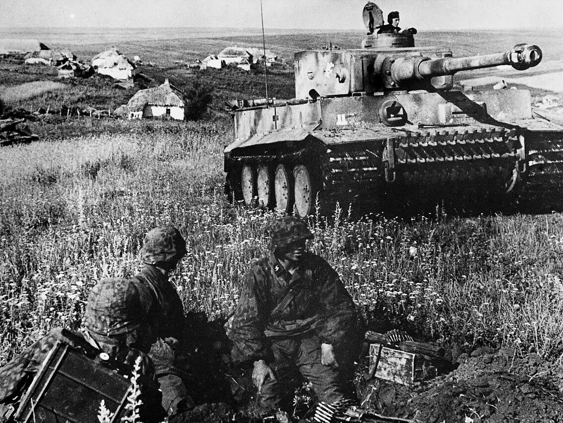 Танк тигр 1943 Курская дуга
