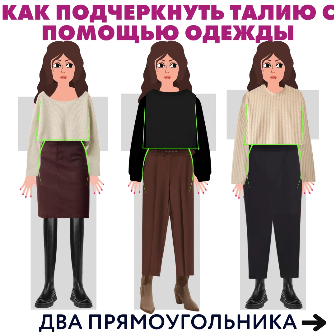Учим моде. Модный разбор фигуры читательницы