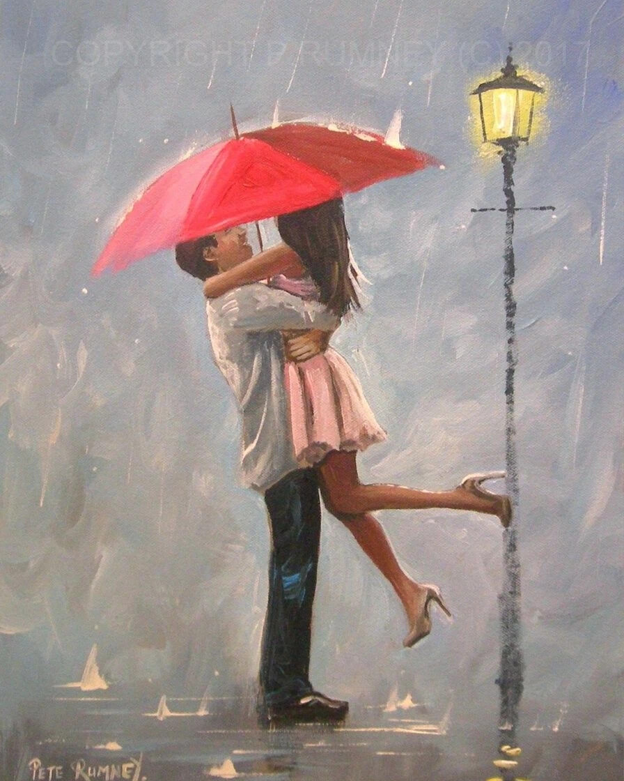 Романтика под дождем
