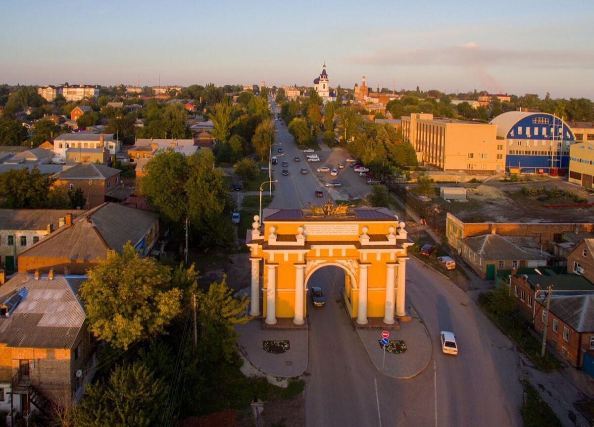 Соборная площадь города Новочеркасска