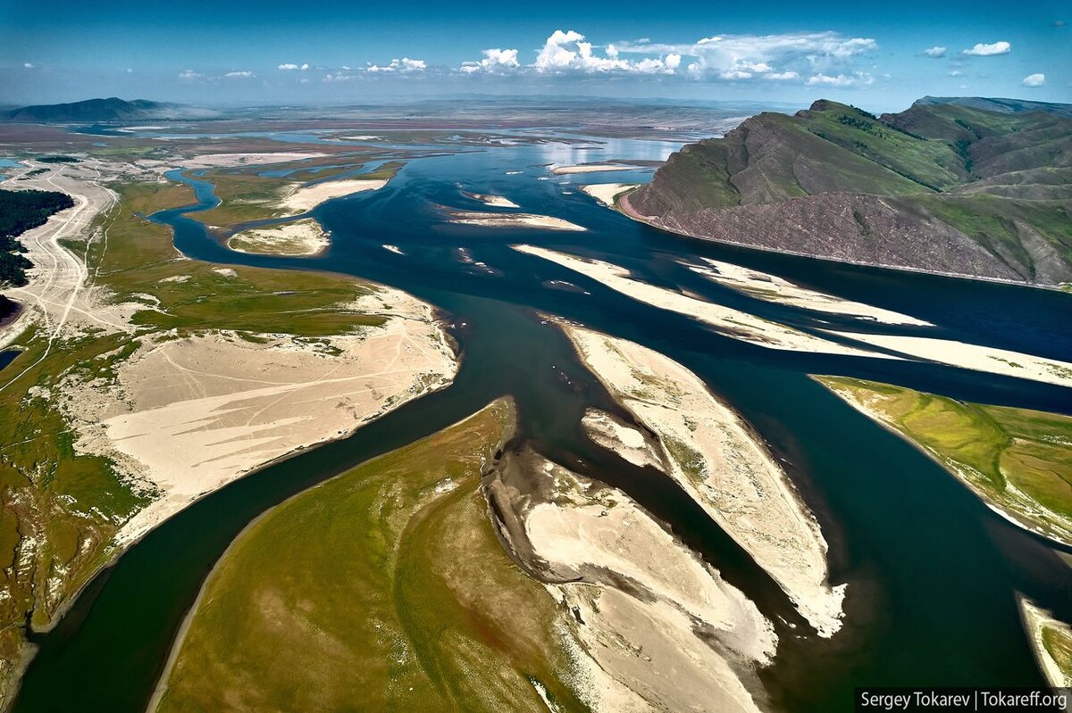 Красноярское водохранилище залив Жулгет