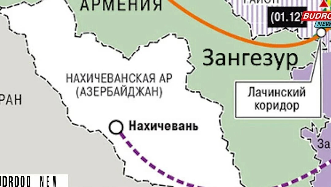 Карта лачинского коридора
