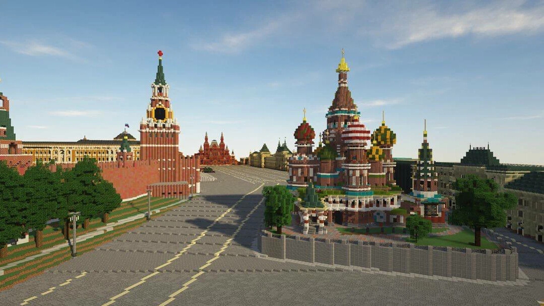 Карта москвы minecraft