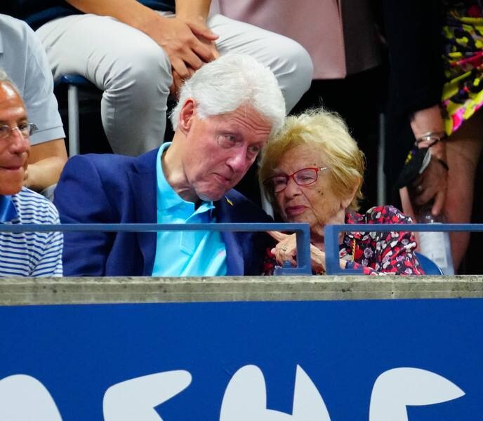 Похоже на у 76-летнего Билла Клинтона и 94-летнего сексолога Рут Вестхамер ...