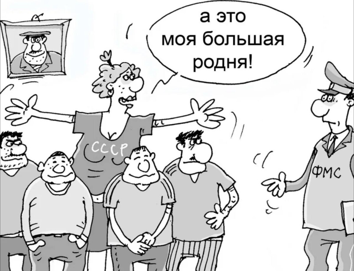 Резиновые квартиры мигранты карикатуры