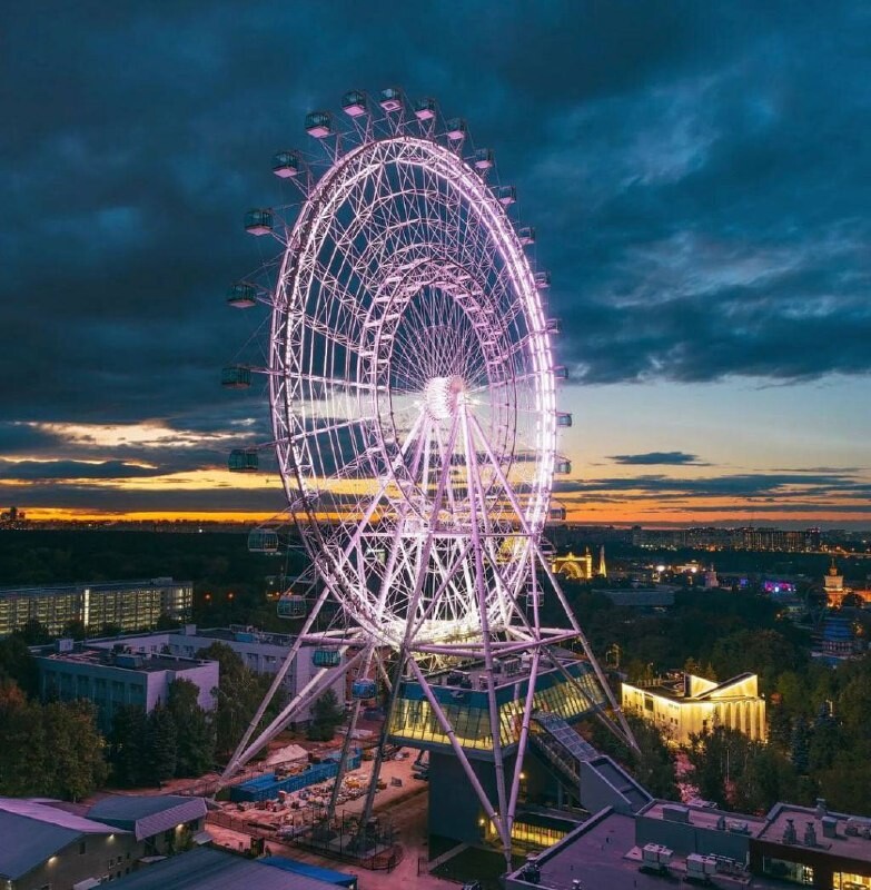 Самое большое колесо обозрения в москве фото