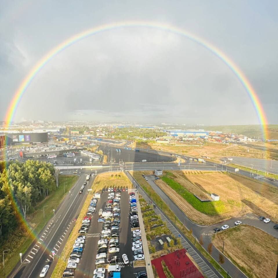 Радуга в москве сегодня