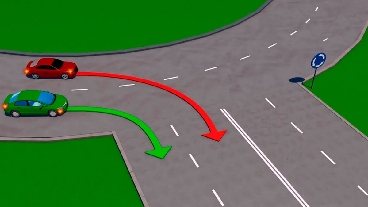 Кто из водителей занял правильное положение для выполнения поворота