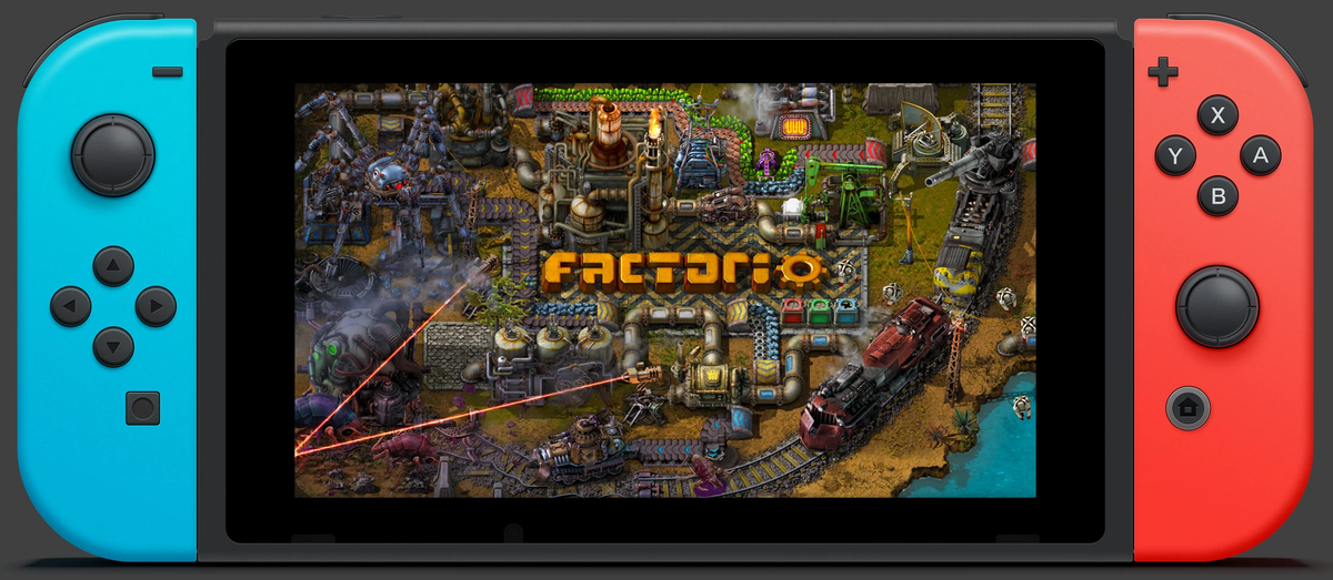 Игры для свича. Факторио Нинтендо свитч. Factorio Nintendo Switch. Мультиплеер Nintendo Switch. Factorio Nintendo Switch картридж.