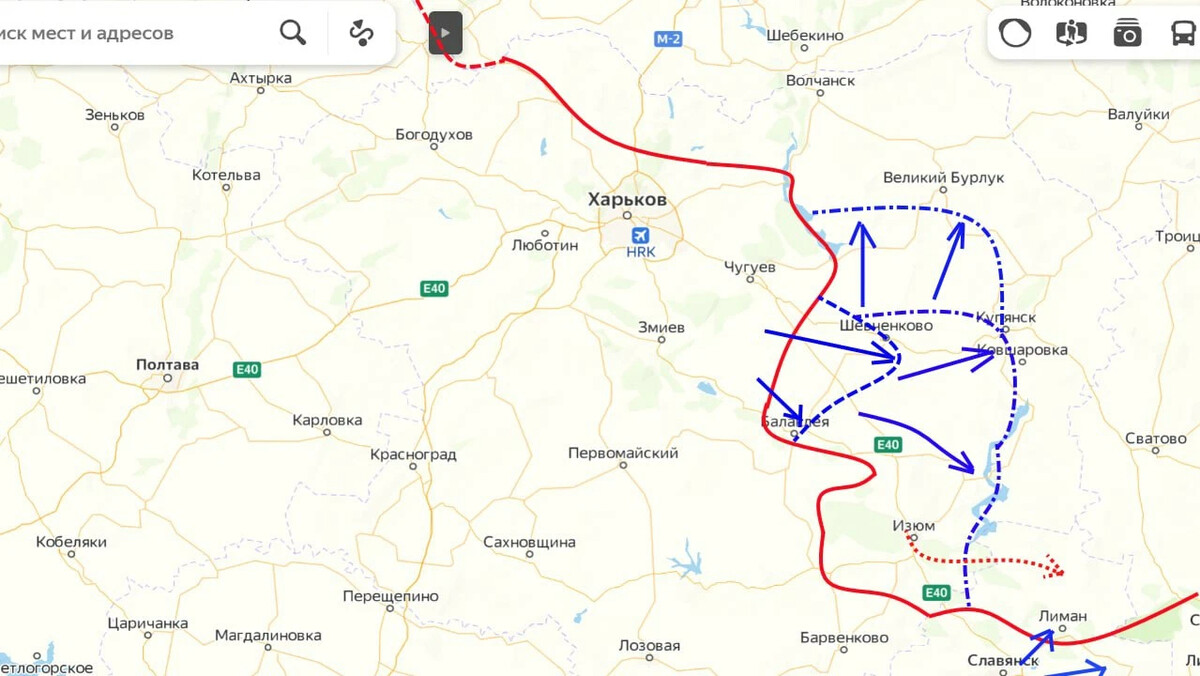 Карта украины валуйки
