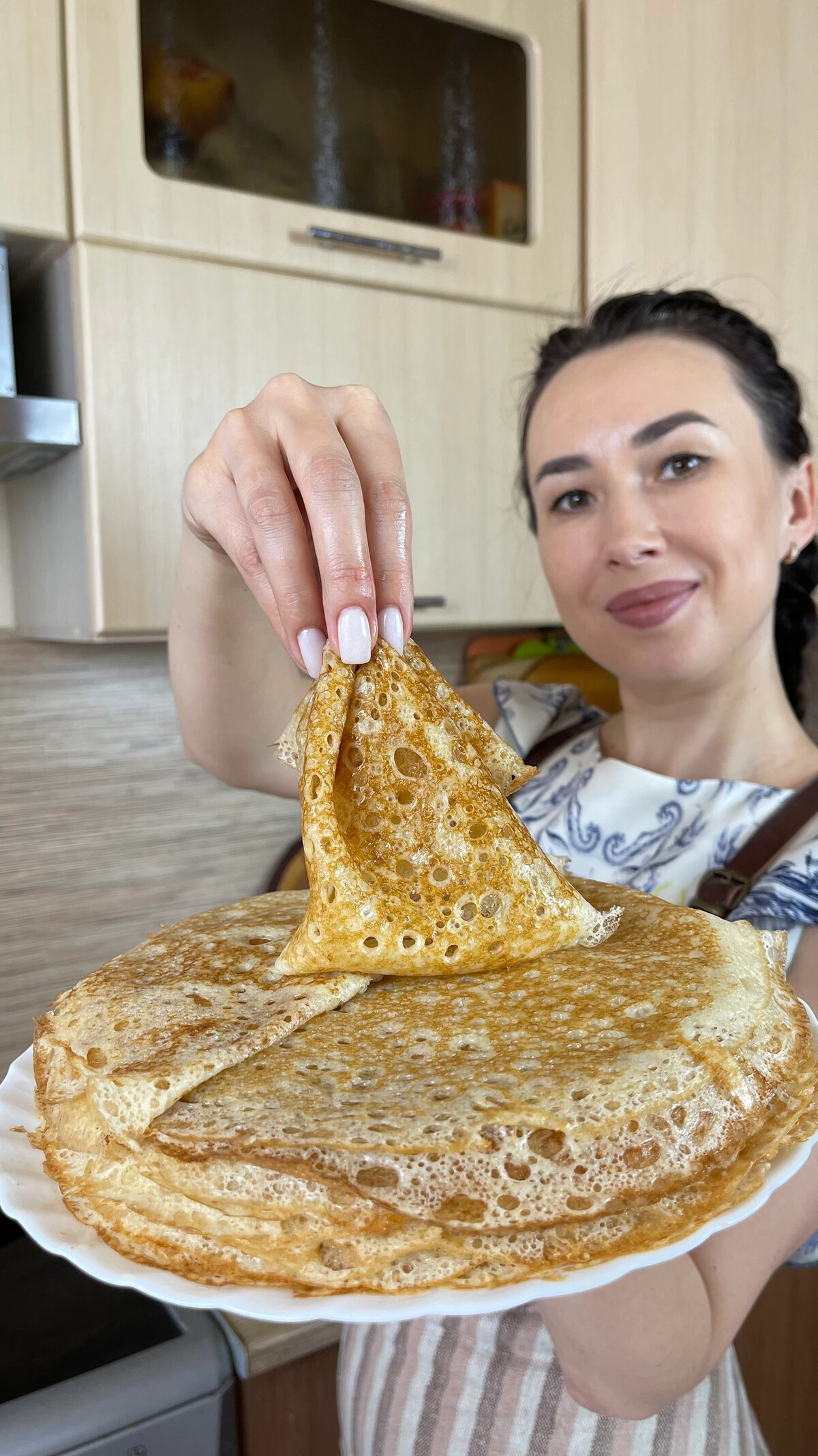 У каждой хозяйки свой секрет приготовления ажурных блинчиков. И я хочу… |  Цветкова Наталья | Дзен