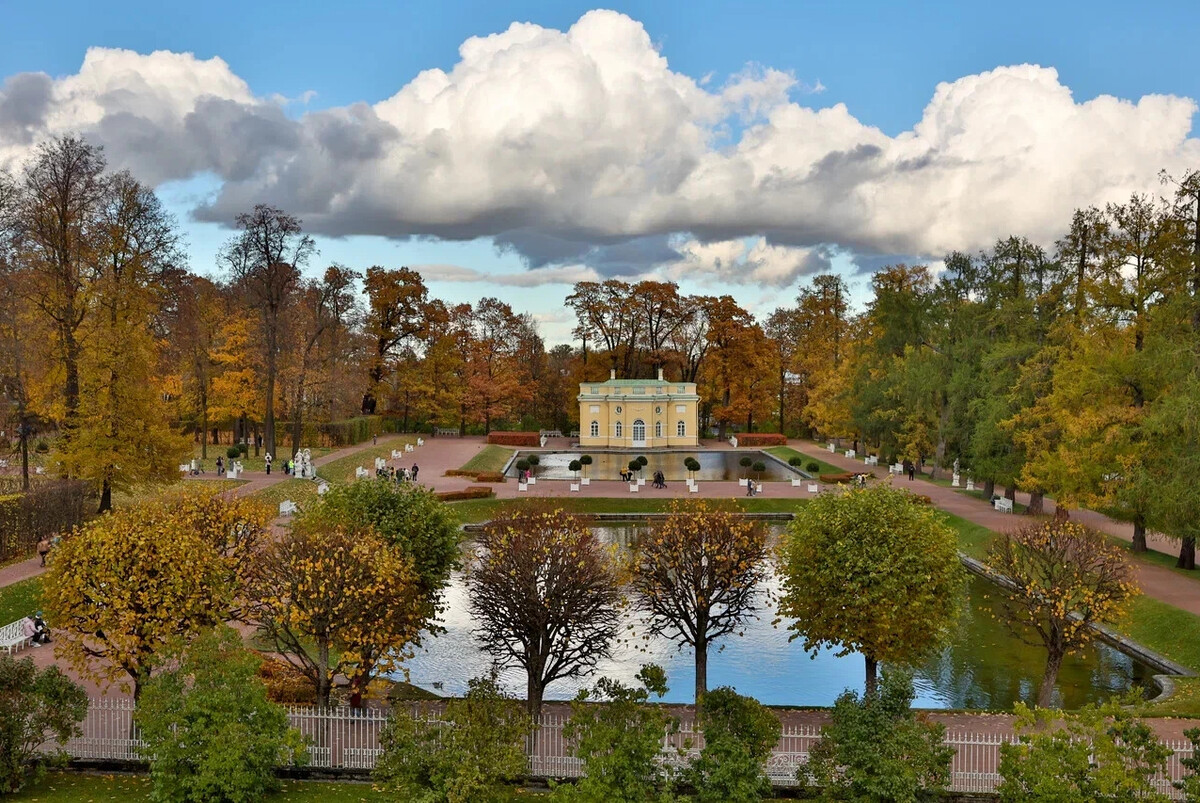 Екатерининский парк Санкт-Петербург ноябрь