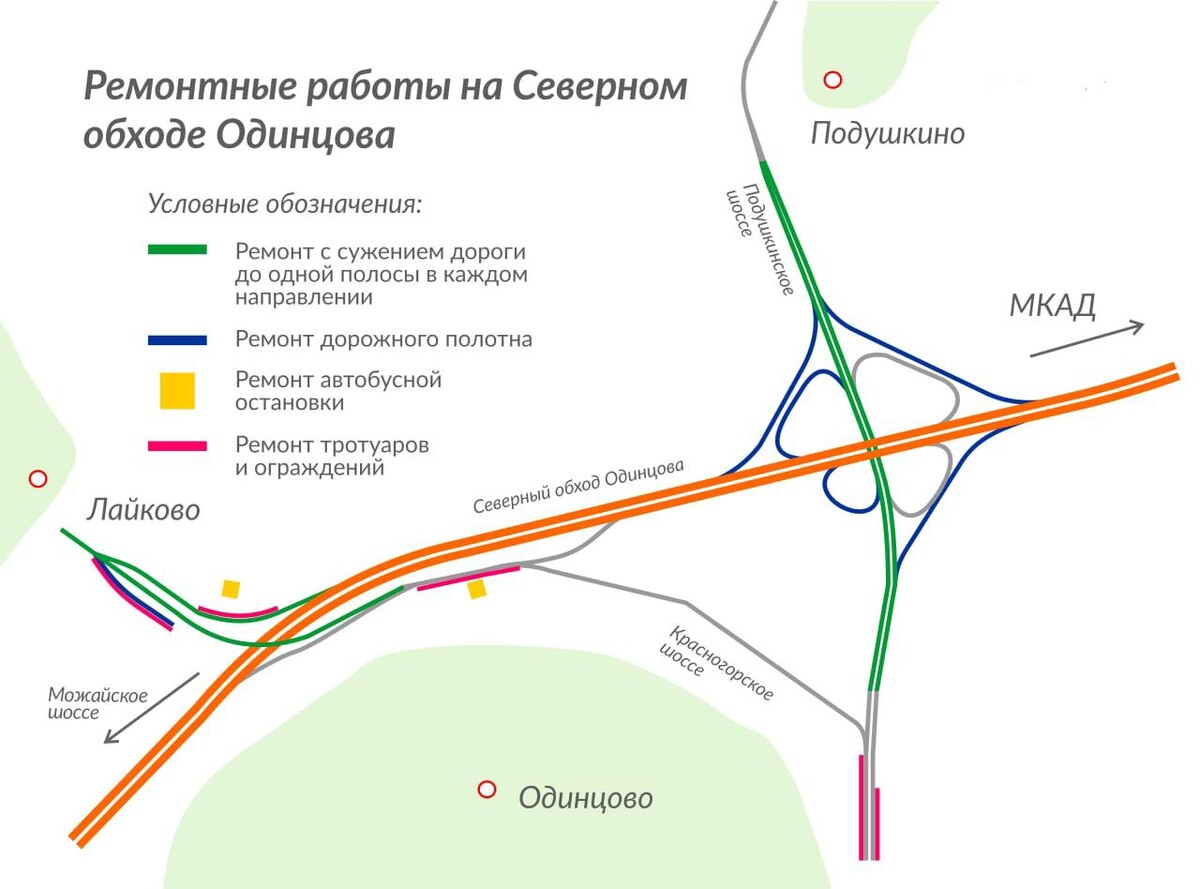 Северный объезд лобни схема