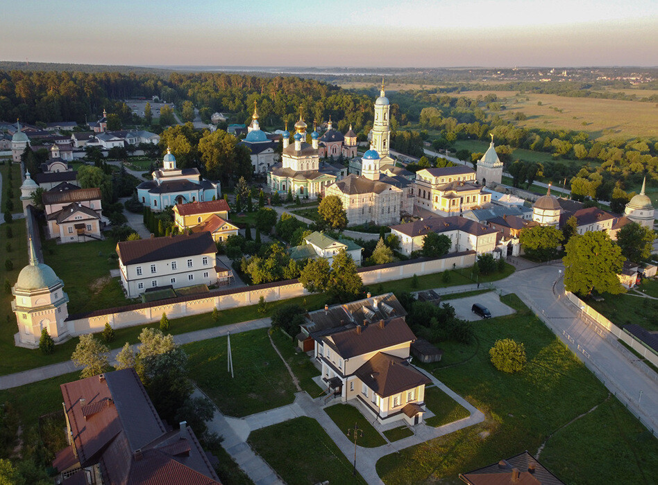 Оптина пустынь панорама монастыря