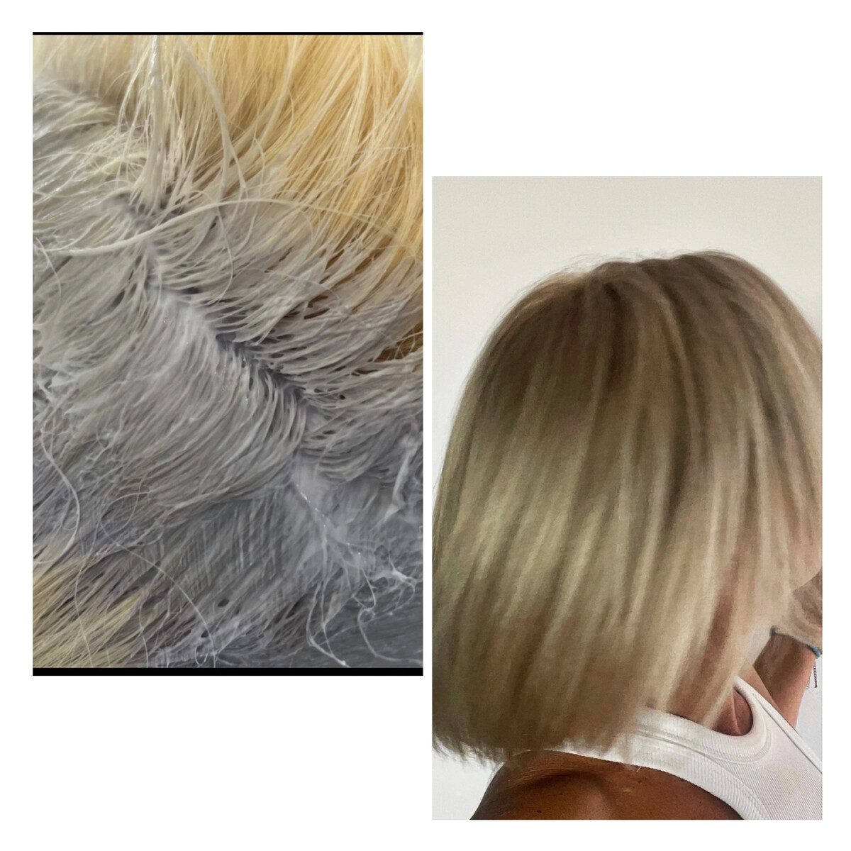 тонирование волос после осветления фото оттенки