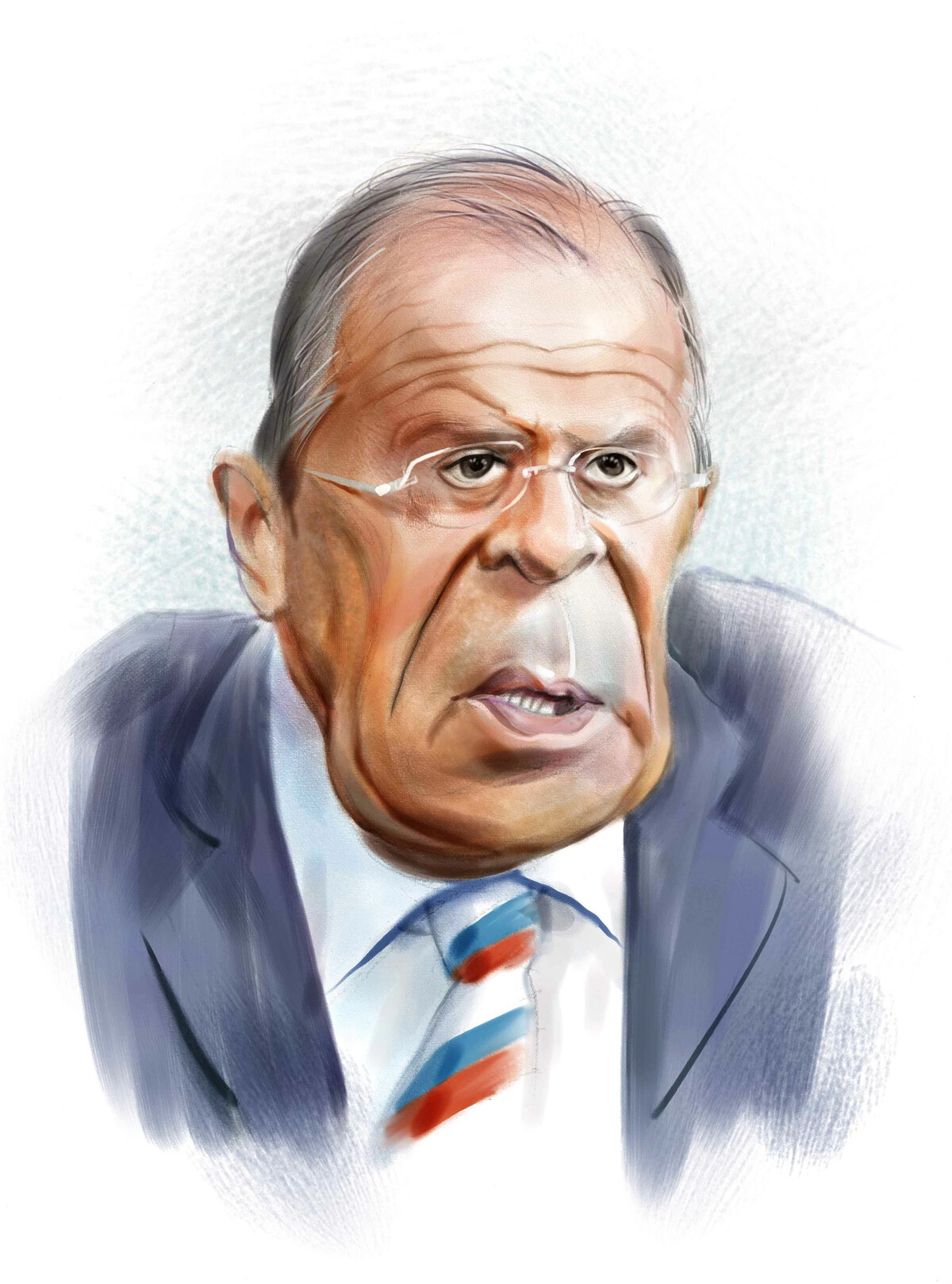 Сергей Лавров карикатура