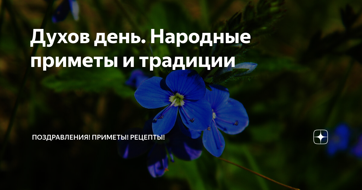 Приметы духова дня
