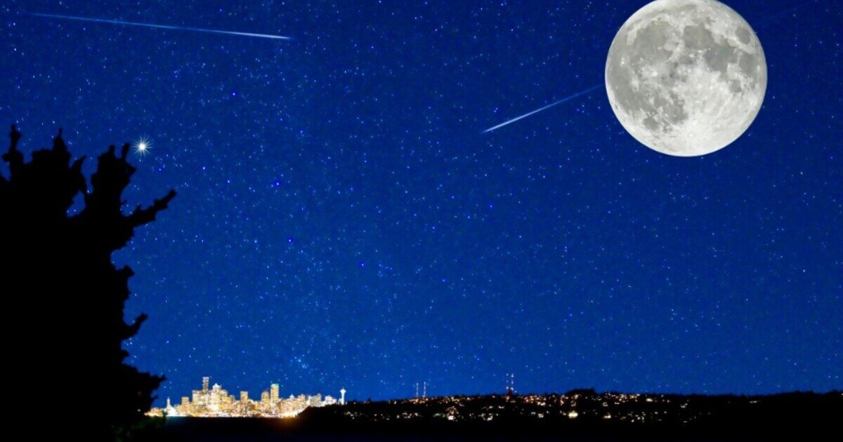 Full Moon & Stars Moon and stars wallpaper, Beautiful night sky, Beautiful moon