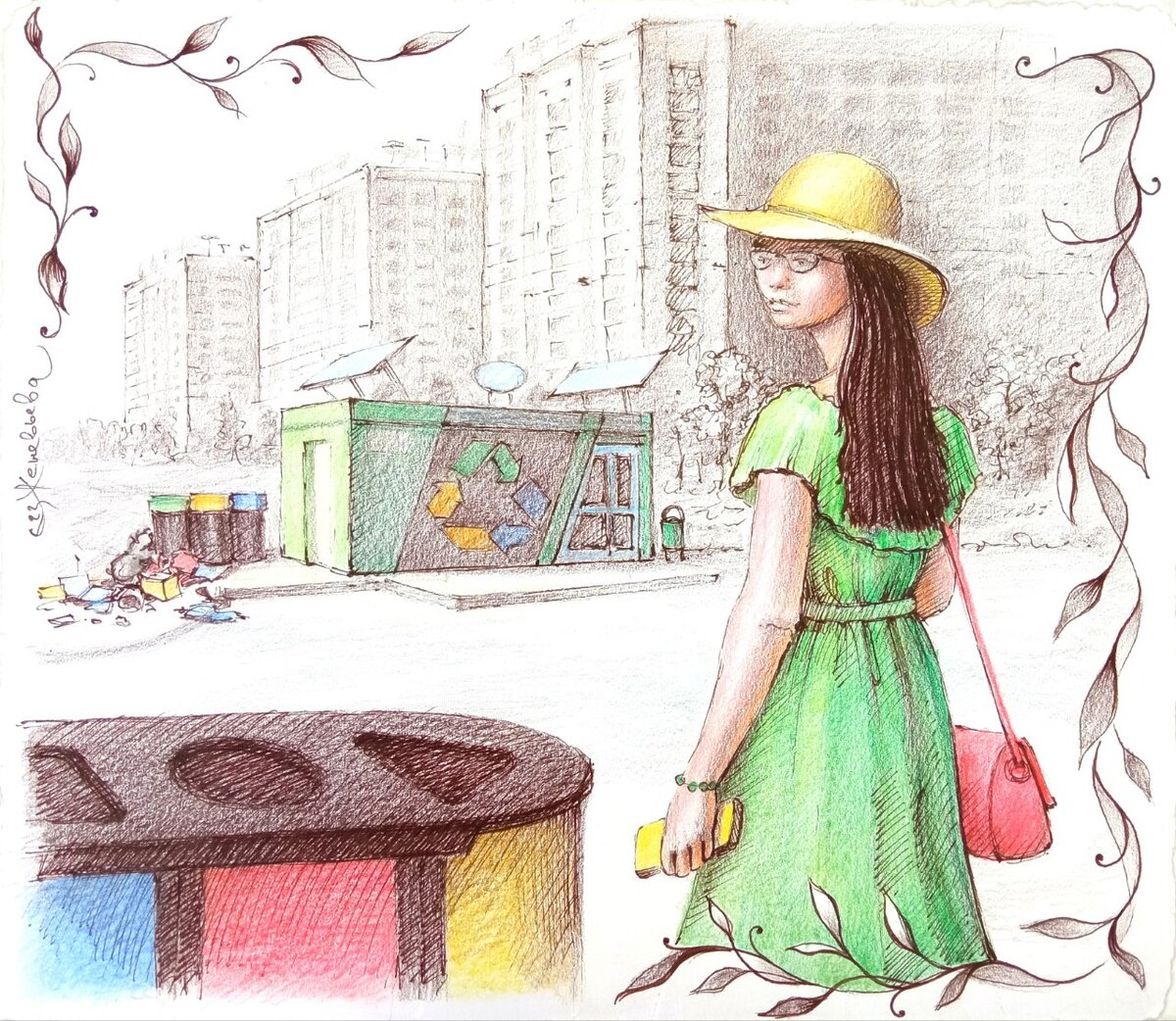 Мишель и РСО. Нарисовала Женевьева