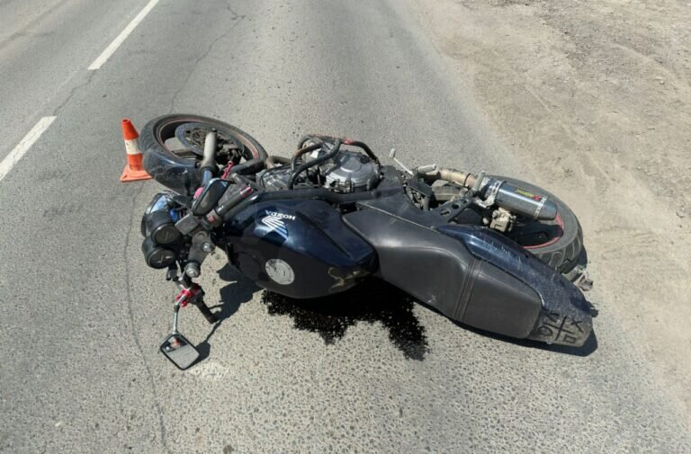    В Новотроицке 20-летний мотоциклист без прав пытался скрыться от полицейских и попал в ДТП Кристина Просвиркина