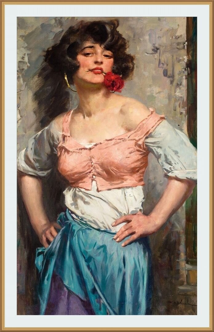 © Леопольд Шмуцлер / Leopold Schmutzler / 1864-1940 / Германия / Цыганка