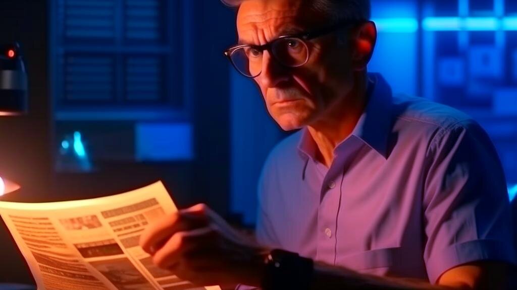 Онлайн-репетитор по информатике Пал Саныч Рябчиков читает о себе в газете