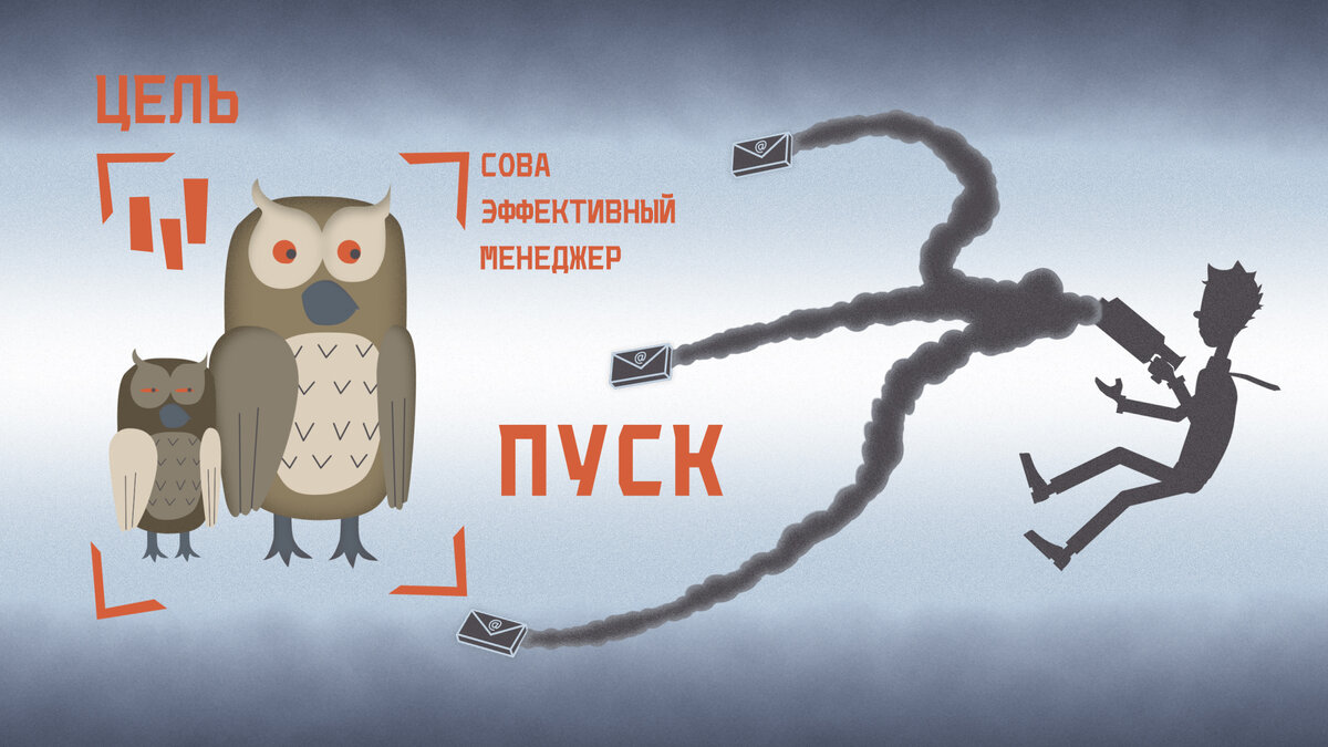Менеджер по продажам VS Совы Эффективного менеджера ©Александр Самолюк