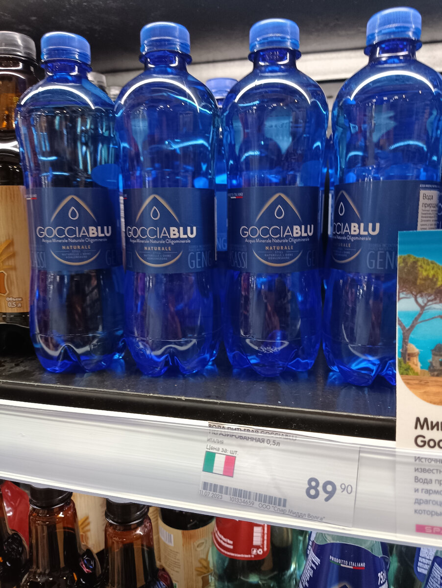 Итальянская вода 0.5 л. Не реклама