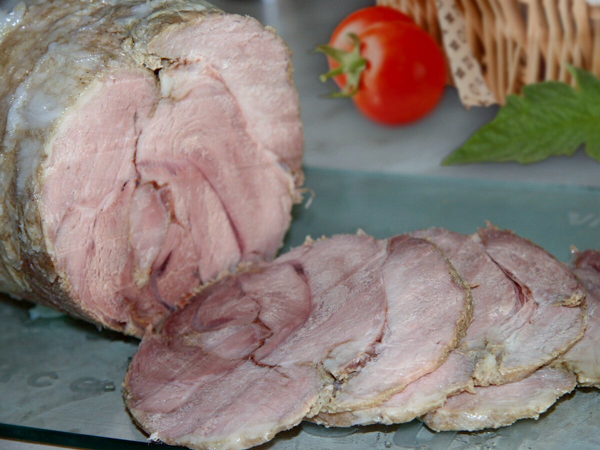 Мясо запеченное в рукаве в мультиварке Redmond М 150. Запеченная свинина