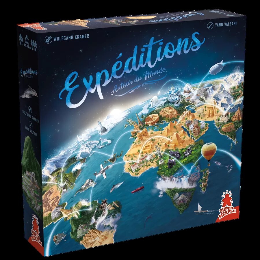 Коробка настольной игры  Expeditions: Around the World
