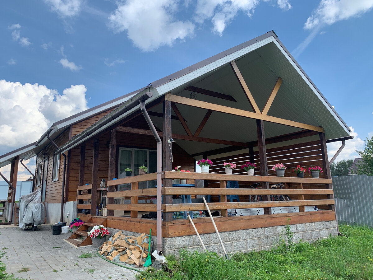 Наш гостевой дом с террасой - приют выгнанных из основного дома начинающих поваров