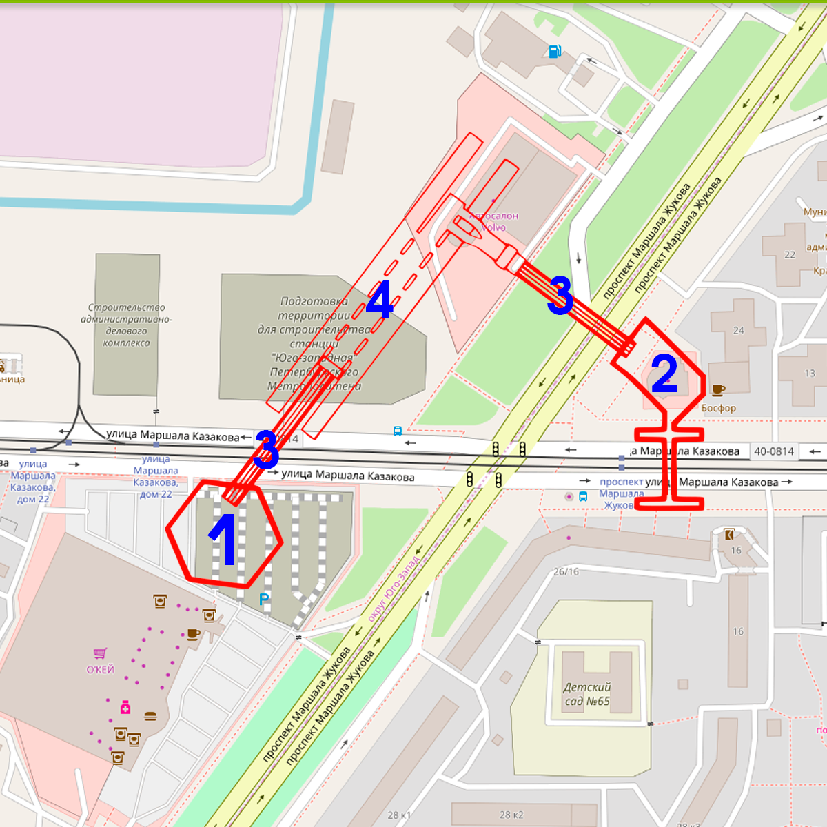 Где будут новые станции Петербургского метро на карте | Москва и Петербург  | Дзен