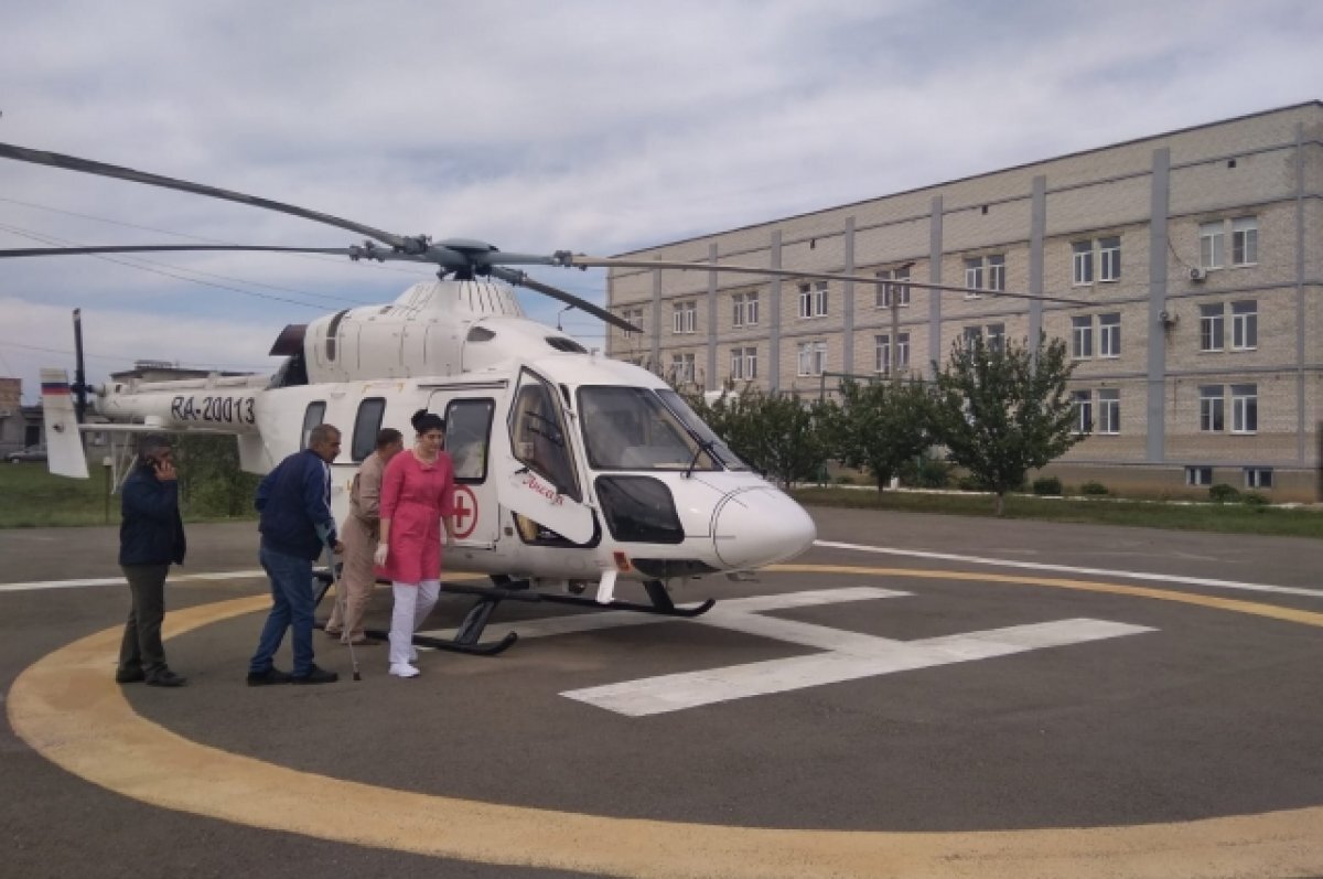    Саратовская санавиация доставила мужчину с термическими ожогами в больницу