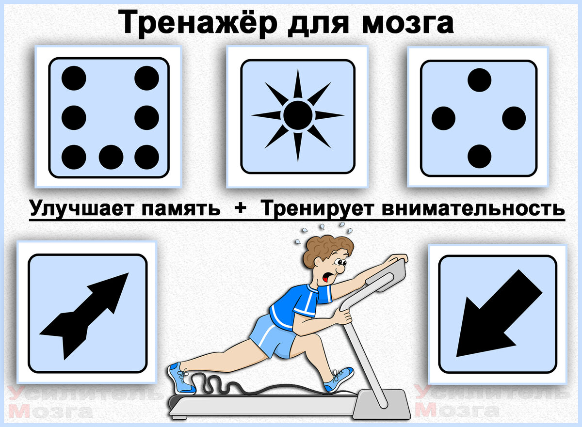 Это не просто проверка памяти и внимательности, это полезная тренировка для  мозга | УМ - Усилитель Мозга | Дзен