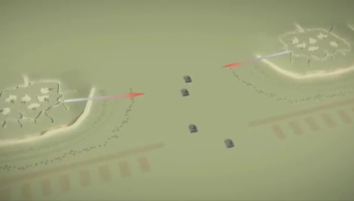 Противотанковые оборонительные пункты.