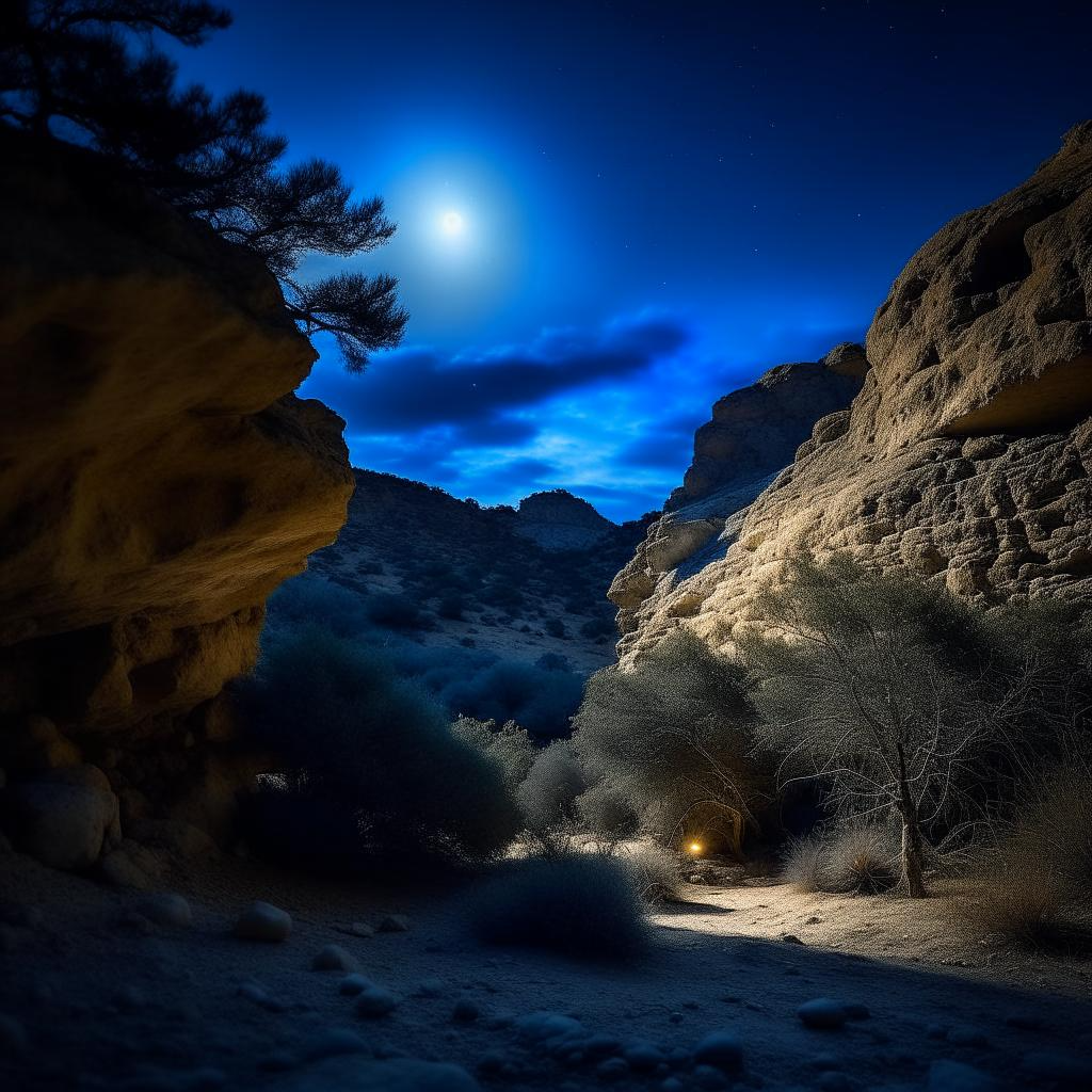 Выйти надо было ночью, чтобы на рассвете оказаться у подножья жертвенной горы (Изображение создано в нейросети "Кандинский" для канала "Короткая жизнь в Дзене")