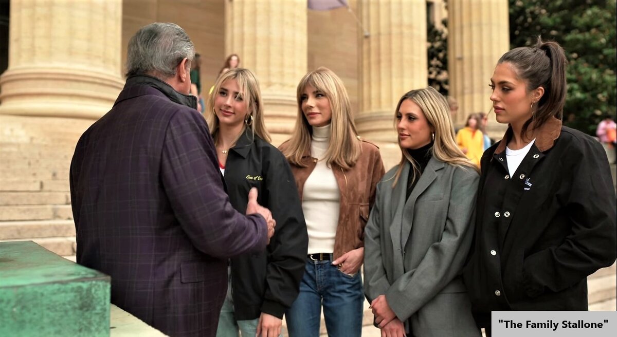 Семья актёра Сталлоне. Скриншот из сериала "Семья Сталлоне".