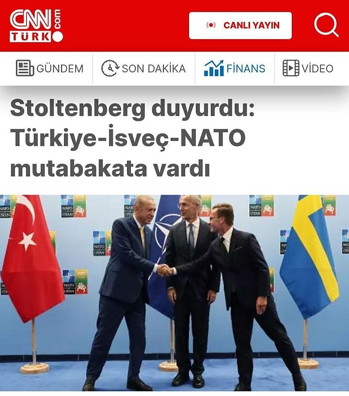 Турция поддержала заявку о приеме Швеции в НАТО после получения заверений о том, что основные требования Анкары будут выполнены.
